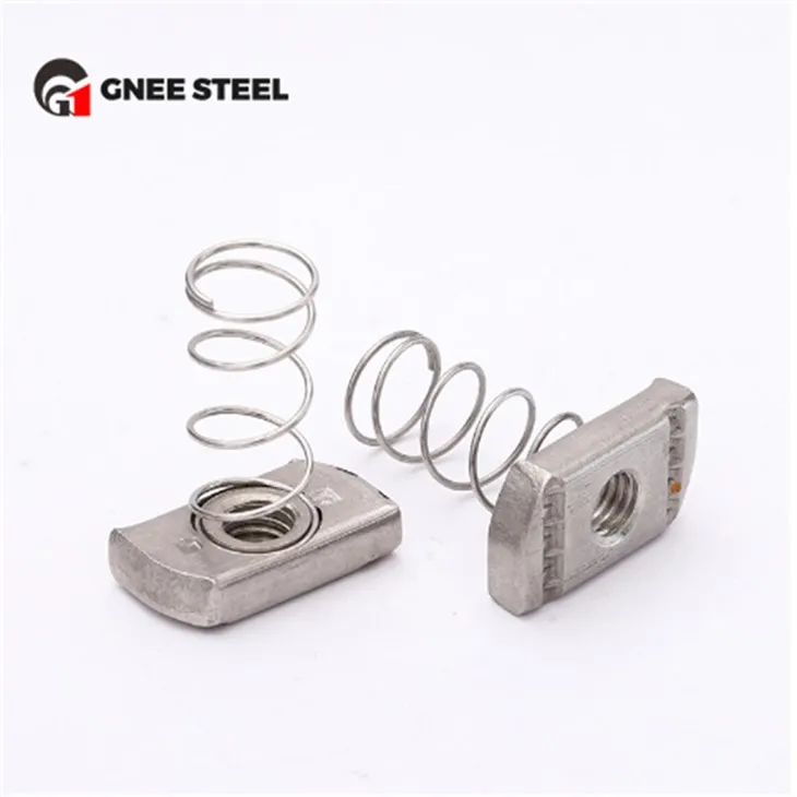 Пружинни канални гайки от неръждаема стомана